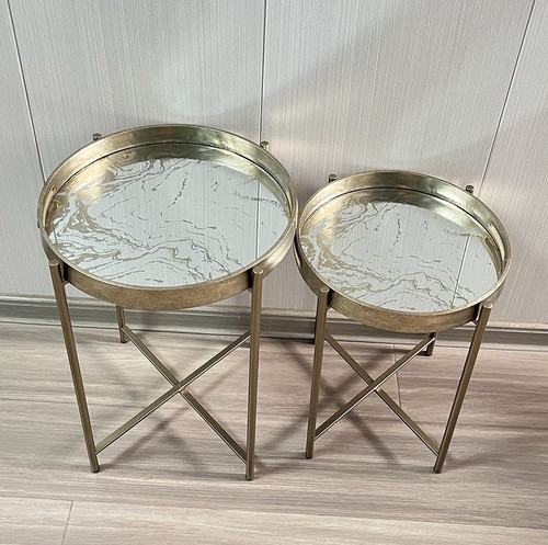 2er set rund silber gold - 2er,