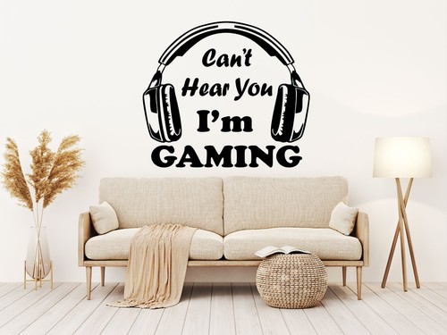 Kopfhörer wandaufkleber gamer - kopfhörer,