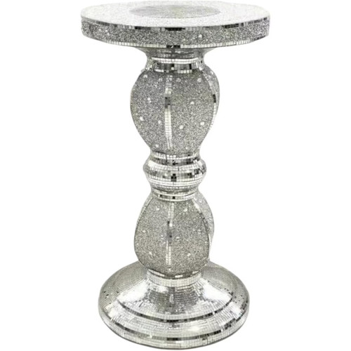 H60cm silber beistelltisch - silber,